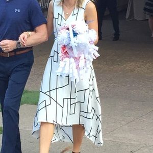 Bardot white wrap dress